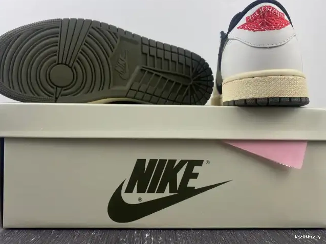 Kicktheory Olive x Air Travis OG Low 1 Scott WMNS Jordan DZ4137-106 0605
